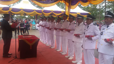 Wabup Rohil Lantik 11 Penghulu di Kecamatan Rimba Melintang